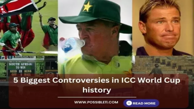 5 Biggest Controversies in ICC World Cup