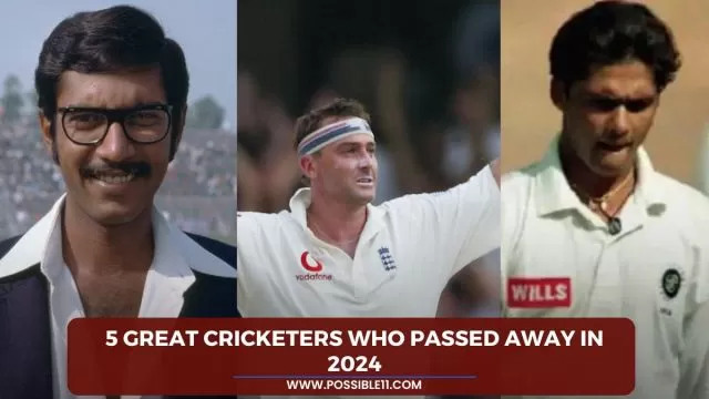 5 Great Cricketers Who Passed Away in