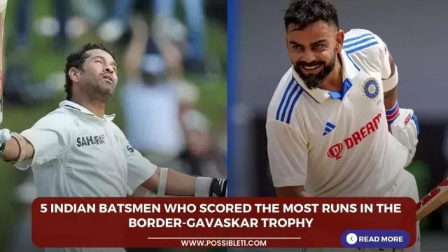 5 Indian batsmen who scored the most