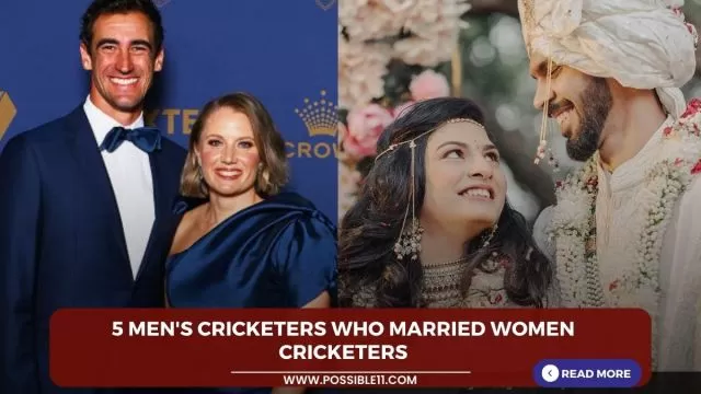 5 mens Cricketers who married women cricketers