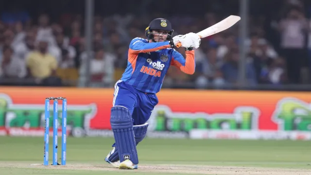 abhishek sharma 54 (19 ball) vs west indies