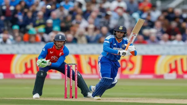 abhishek sharma 58* (21 ball) vs england