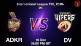 ADKR vs DV, Pitch