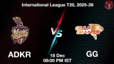 ADKR vs GG, Pitch