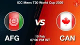 AFG vs CAN T20