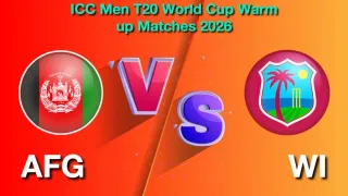 AFG vs WI T20 WC Warm-UP