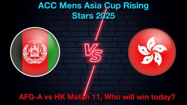 Afghanistan A vs Hong Kong Match 11