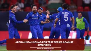 Afghanistan squad for Test series against