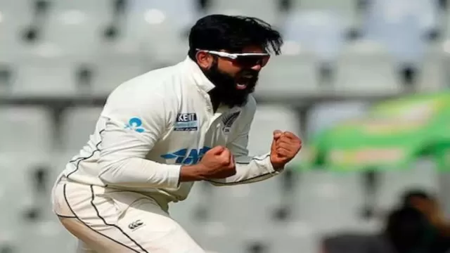 Ajaz becomes third bowler in Test cricket