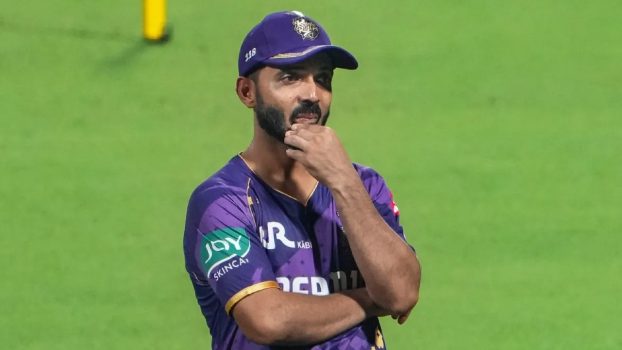 ajinkya rahane kolkata knight riders