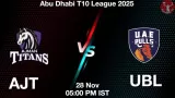 AJT vs UBL, Pitch