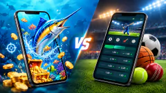 Arcade Fishing Jackpot Apps vs Picture