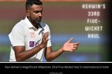Ashwins 33rd five-wicket haul: