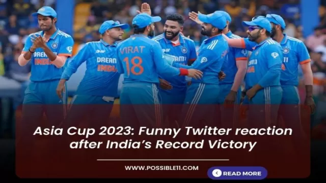 Asia Cup 2023: Funny Twitter reaction after