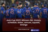 Asia Cup 2023: Schedule,