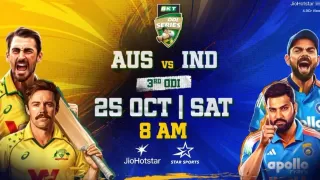AUS vs IND 3rd ODI Live