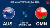 AUS vs OMN T20