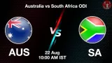 AUS vs SA 2nd