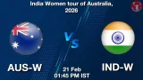 AUS-W vs IND-W 3rd