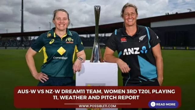 AUS-W vs NZ-W Dream11 Team, Women 3rd