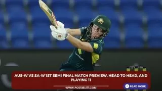 AUS-W vs SA-W 1st Semi Final