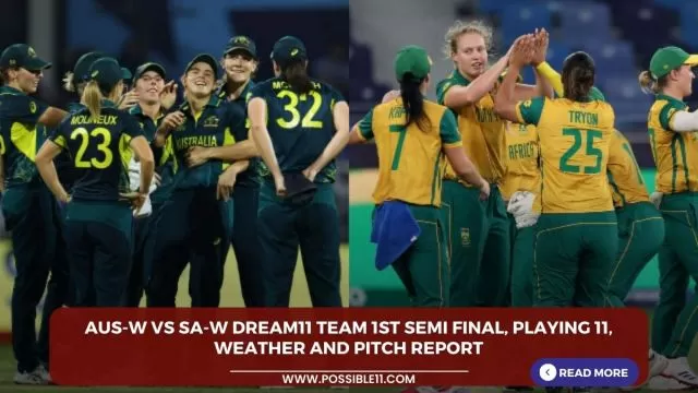 AUS-W vs SA-W Dream11 Team 1st Semi