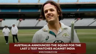 Australia announced the squad for the