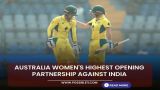 Australia womens highest opening