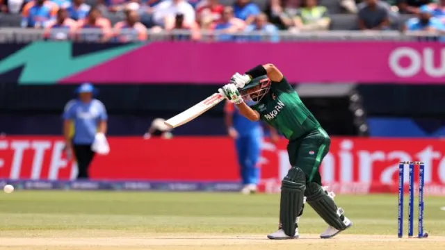 babar azam six
