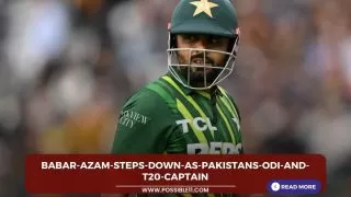 Babar Azam steps down as Pakistans