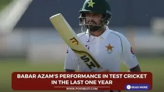 Babar Azams performance in Test cricket