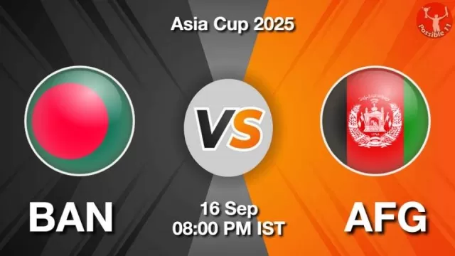 BAN vs AFG Asia Cup 2025: Pitch