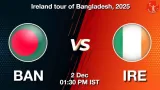 BAN vs IRE 3rd