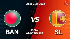 BAN vs SL Asia