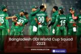 Bangladesh ODI World Cup