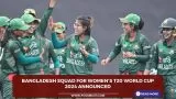 Bangladesh squad for Womens