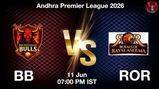 BB vs ROR APL 2026 Match
