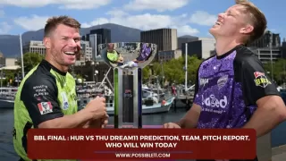 BBL Final : HUR vs THU