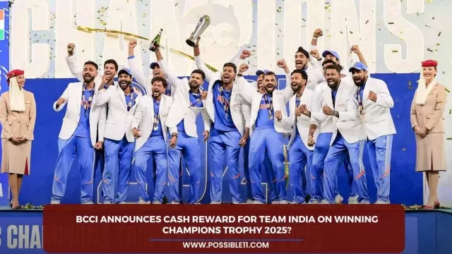 BCCI announces cash reward for Team India