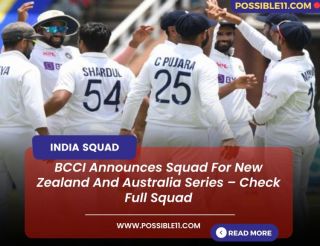 BCCI Announces Squad For New Zealand