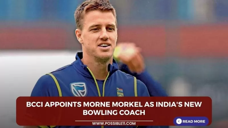 BCCI appoints Morne Morkel