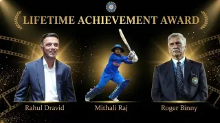 BCCI Honours Binny Dravid Mithali at Naman Awards 2026