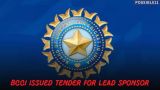 BCCI Issued Tender For