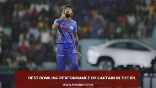 Best bowling performance by captain in