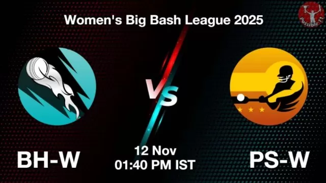 BH-W vs PS-W WBBL 2025, Pitch Report,