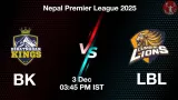 BK vs LBL, Pitch Report, Head to Head, Playing 11, AI Prediction