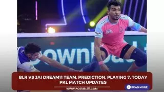 BLR vs JAI Dream11 Team, Prediction,
