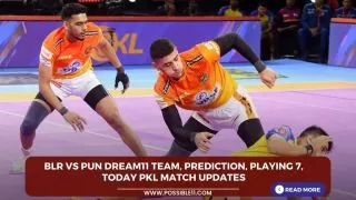 BLR vs PUN Dream11 Team, Prediction,