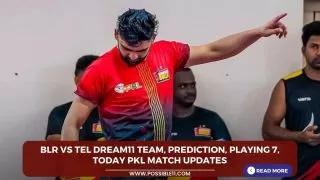 BLR vs TEL Dream11 Team, Prediction,