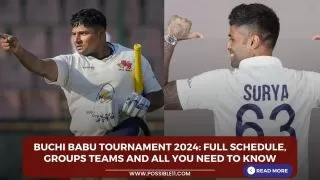 Buchi Babu Tournament 2024: Full Schedule,